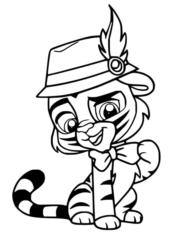 Kolorowanka Narysuj Sultan z Palace Pets