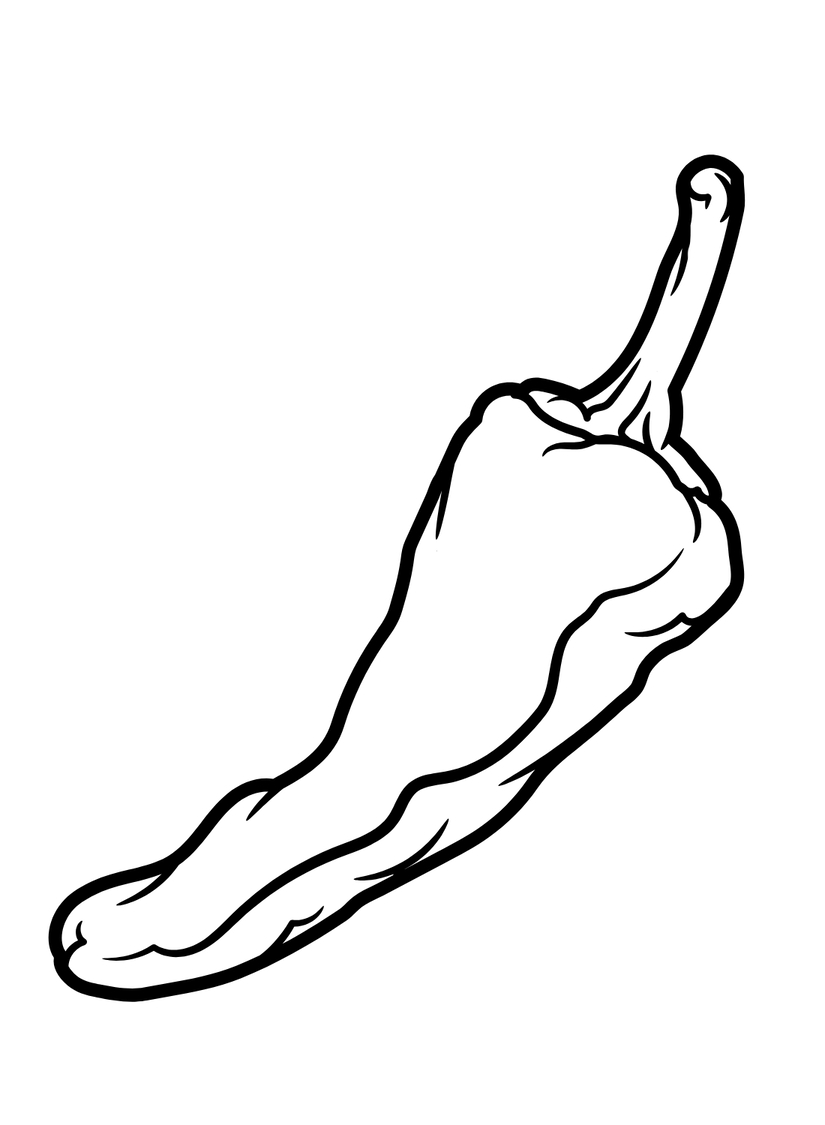 Kolorowanka Papryka 2