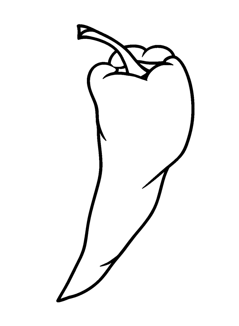 Kolorowanka Papryka 4