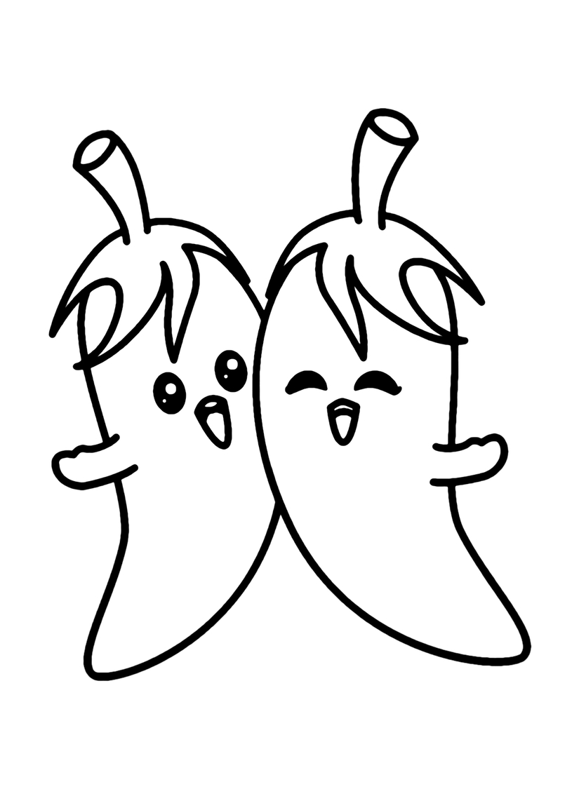 Kolorowanka Papryka 5