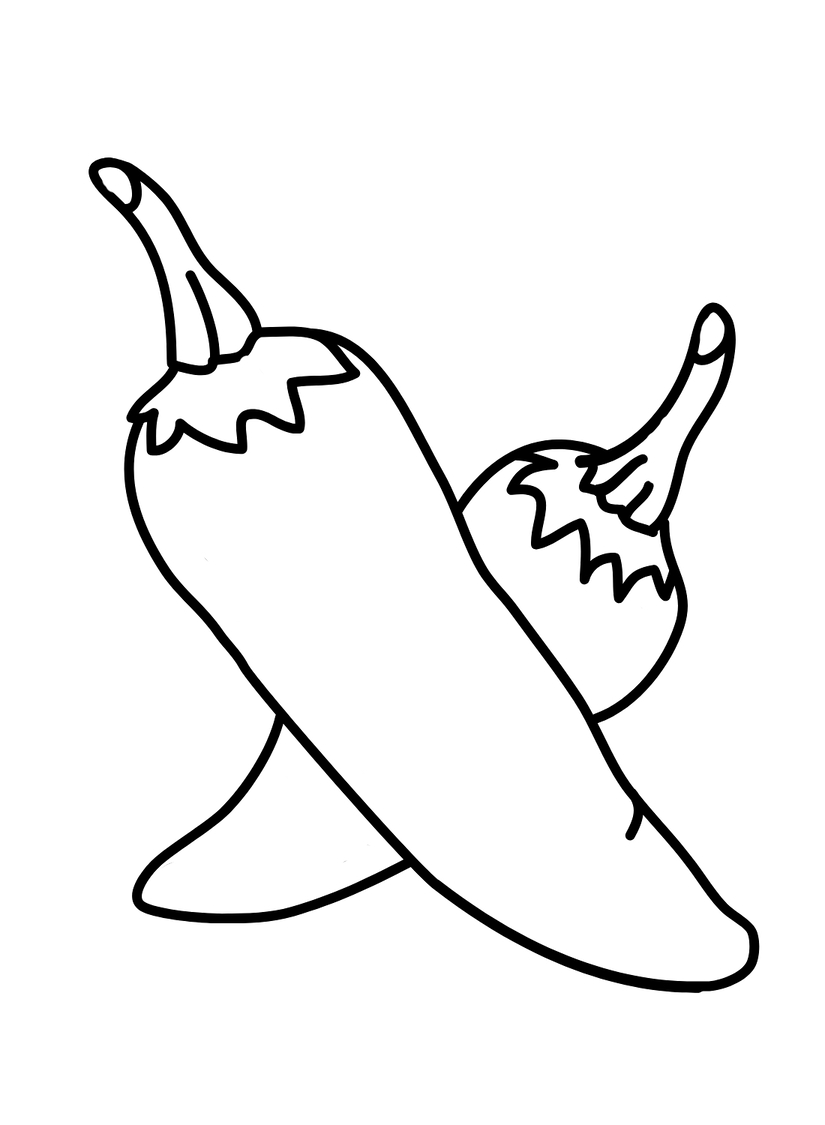 Kolorowanka Papryka 7