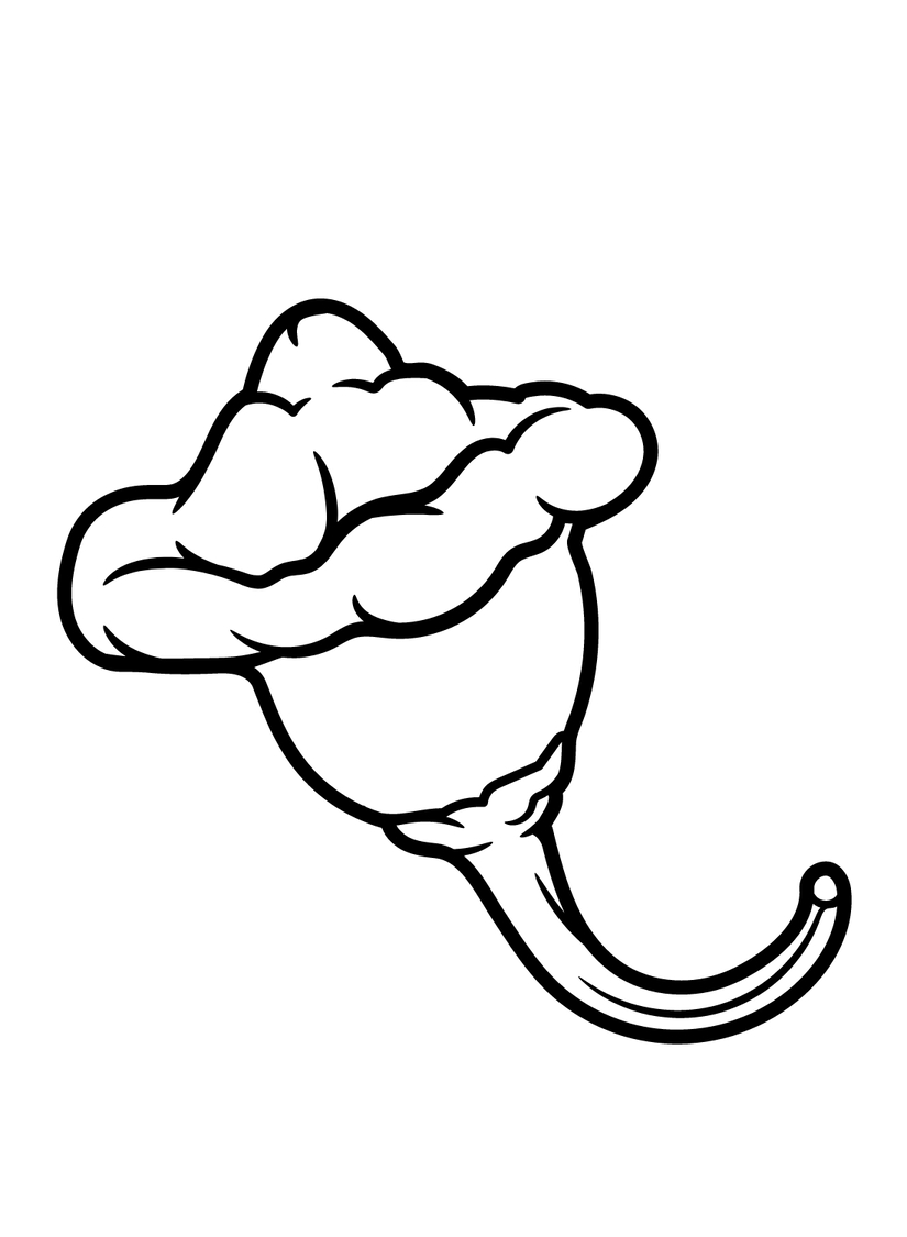 Kolorowanka Papryka łatwy do druku