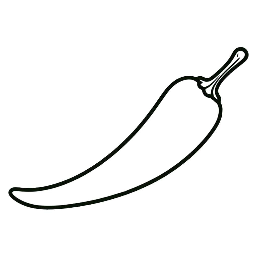 Kolorowanka Papryka wydruku