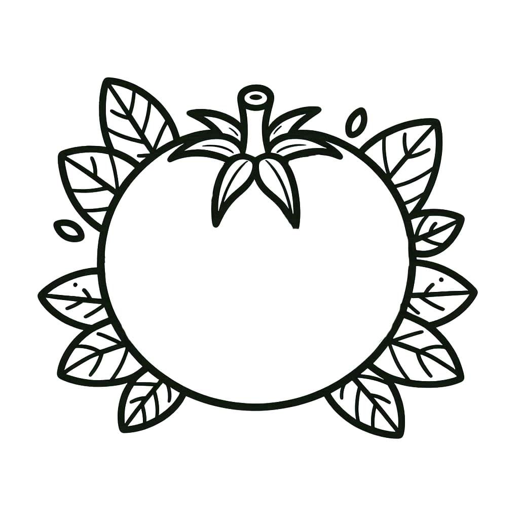 Kolorowanka Pomidory bezpłatny