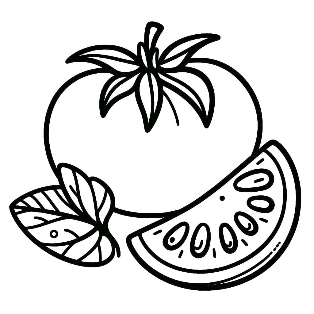 Kolorowanka Pomidory wydruku