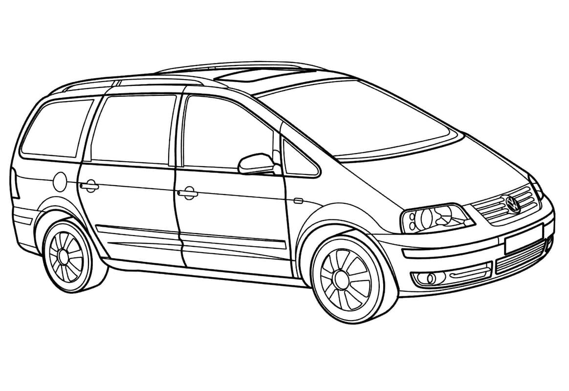 Kolorowanka Volkswagen samochód