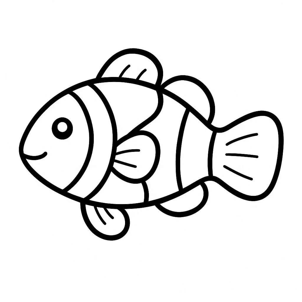 Kolorowanka Błazenek bezpłatny wydruku dla dzieci