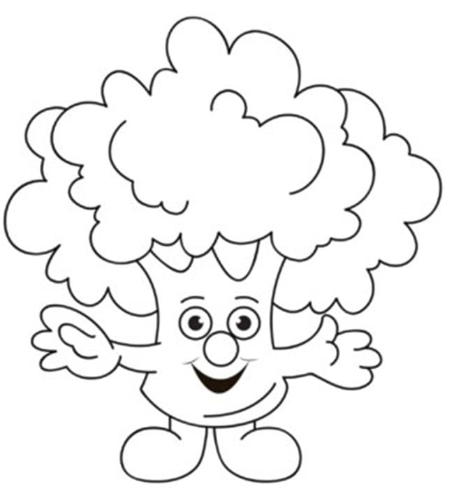 Kolorowanka Brokuły 8