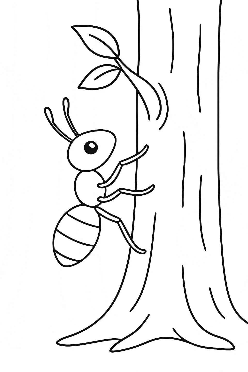 Kolorowanka Mrówki 3