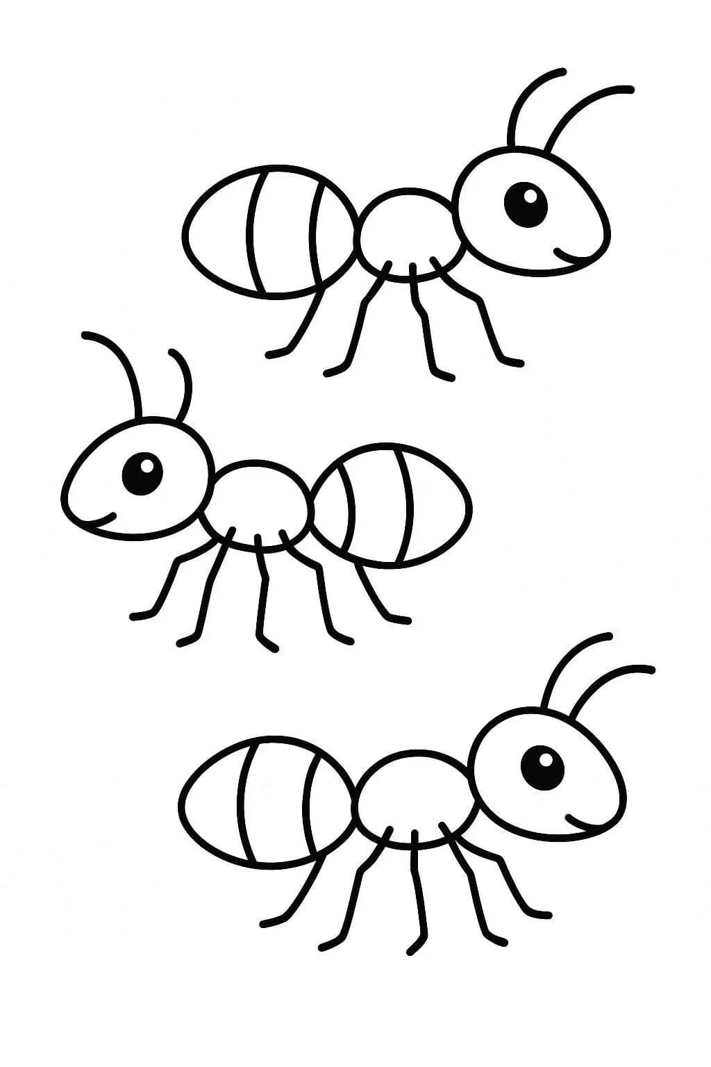 Kolorowanka Mrówki 8