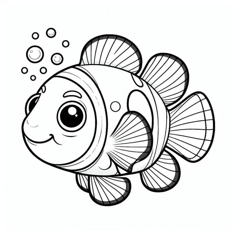 Kolorowanka Narysuj Błazenek prosty