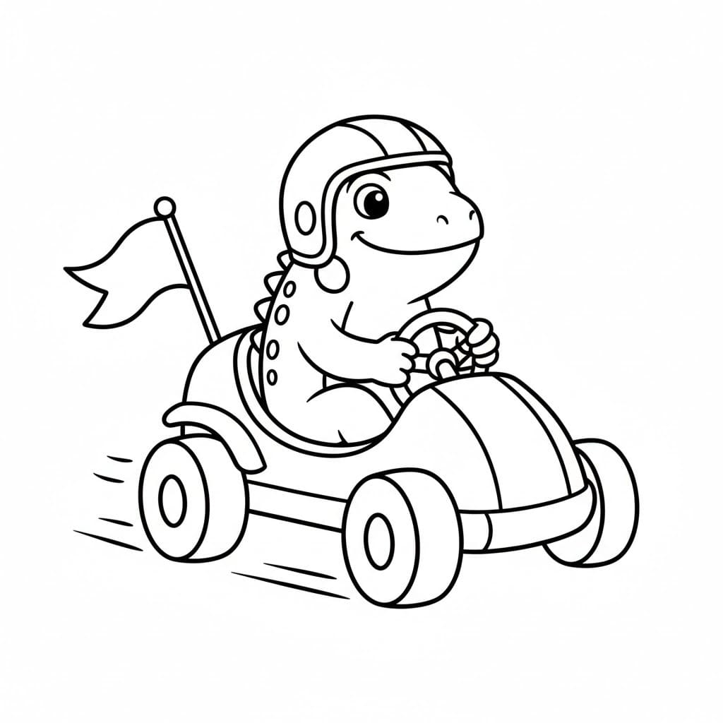 Kolorowanka Narysuj Iguana 3