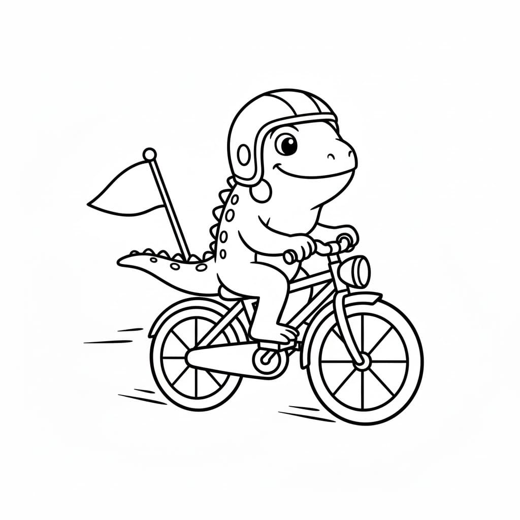 Kolorowanka Narysuj Iguana wydruku dla dzieci