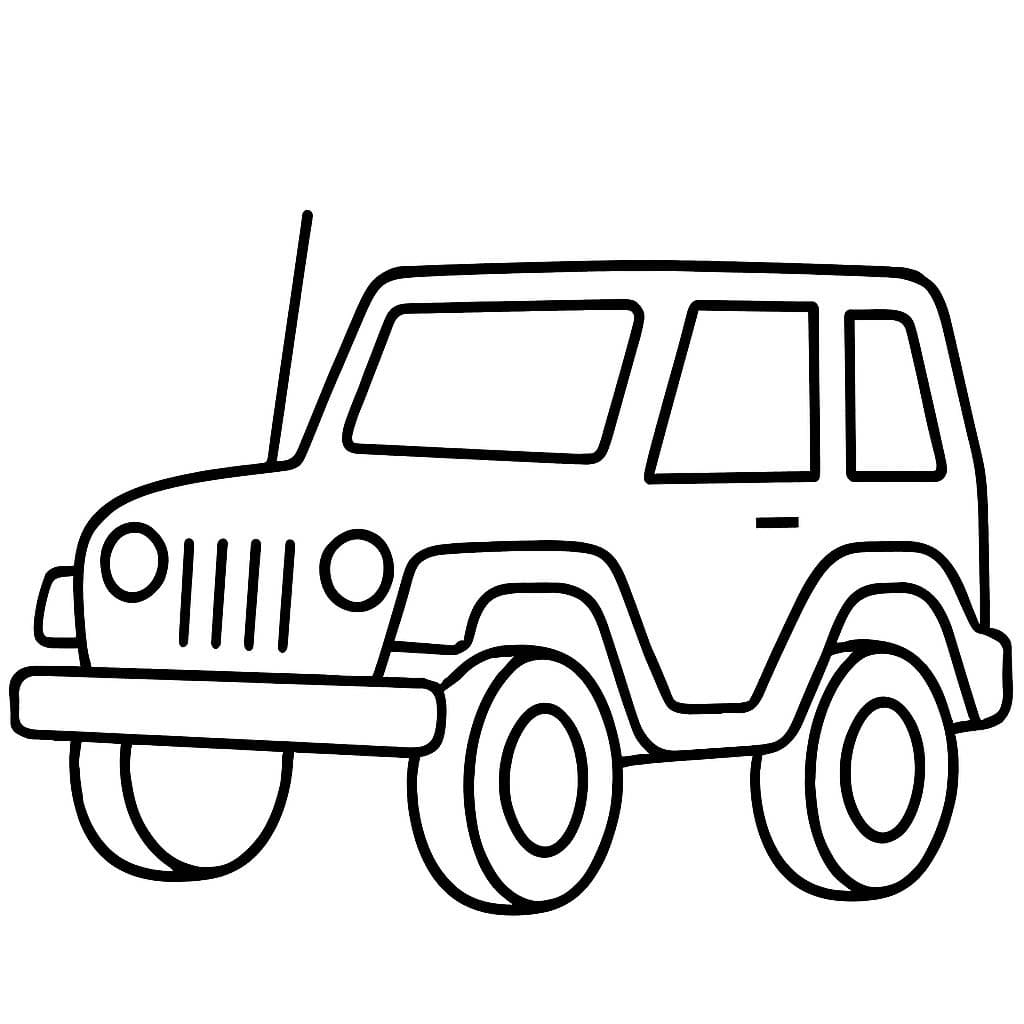 Kolorowanki Jeep