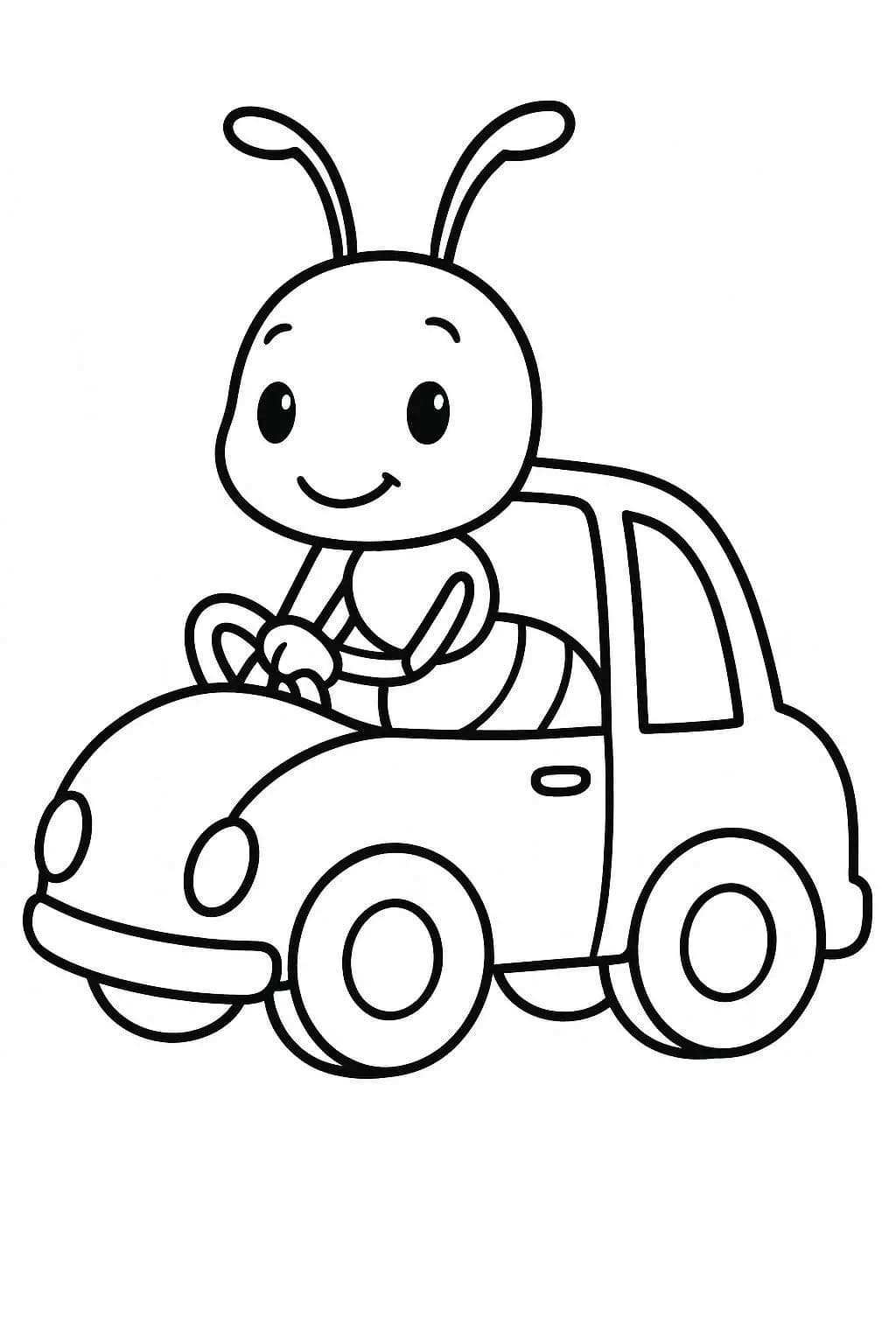 Kolorowanka Narysuj Mrówki bezpłatny wydruku