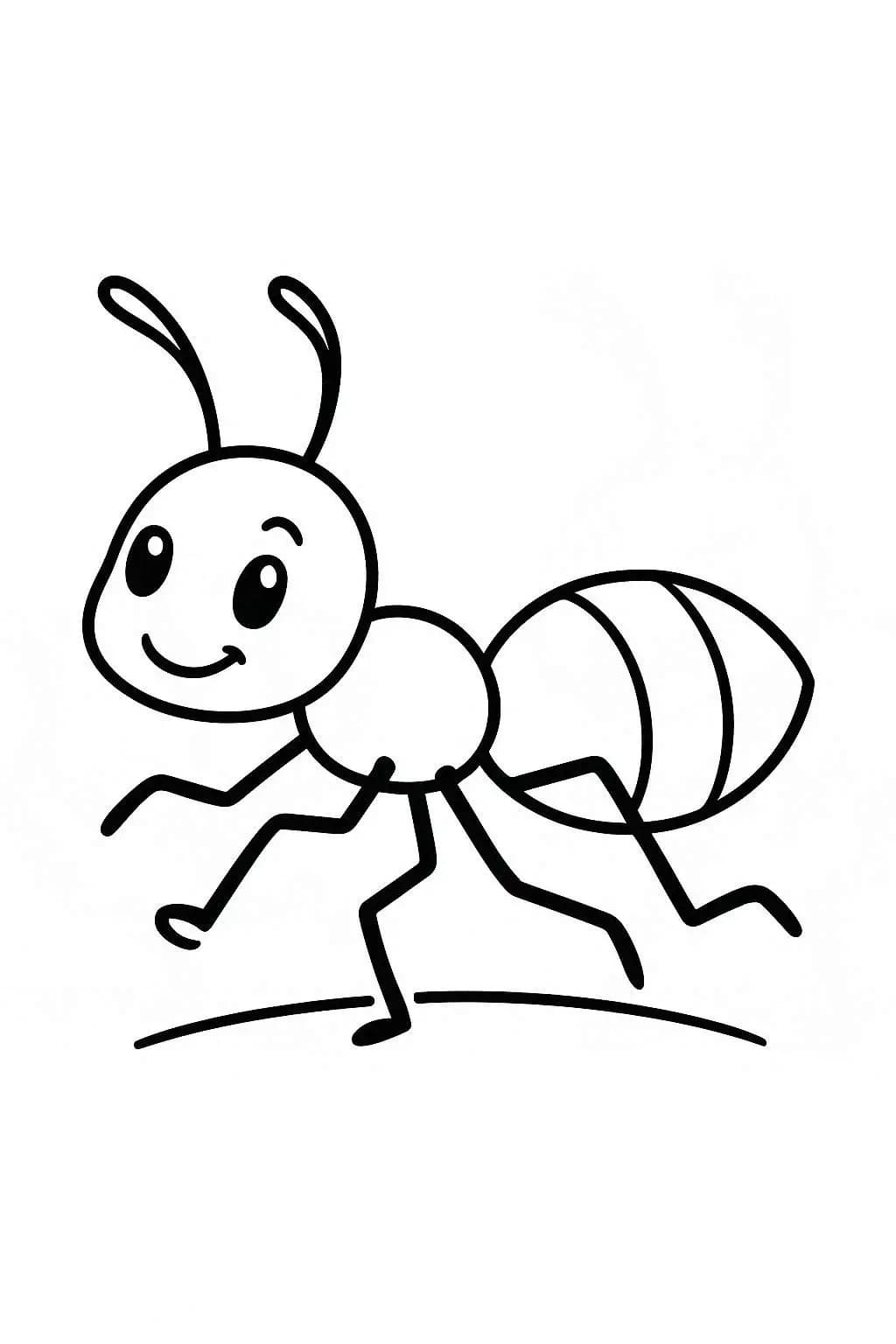 Kolorowanka Narysuj Mrówki