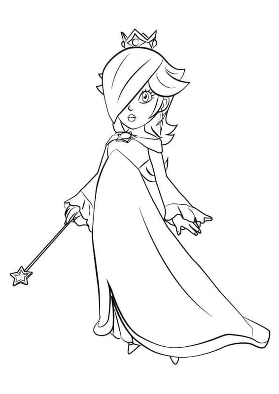 Kolorowanka Narysuj Rosalina 1