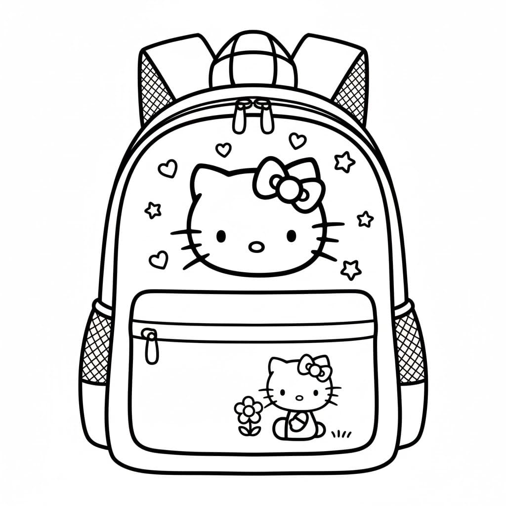 Kolorowanka Plecak 6