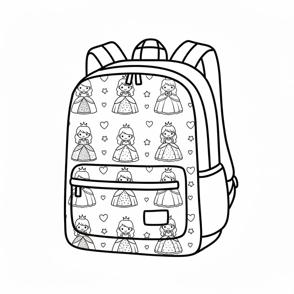 Kolorowanka Plecak 7