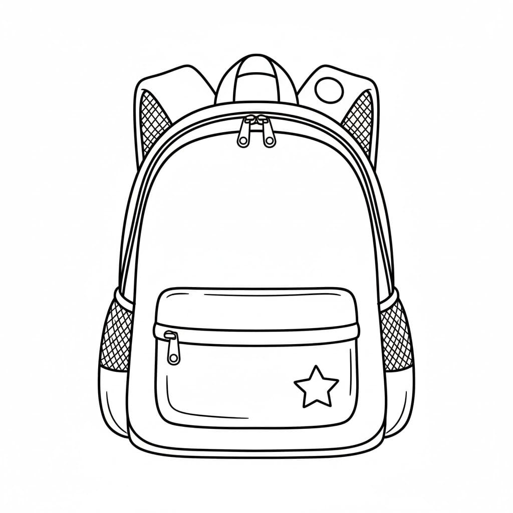 Kolorowanka Plecak 8
