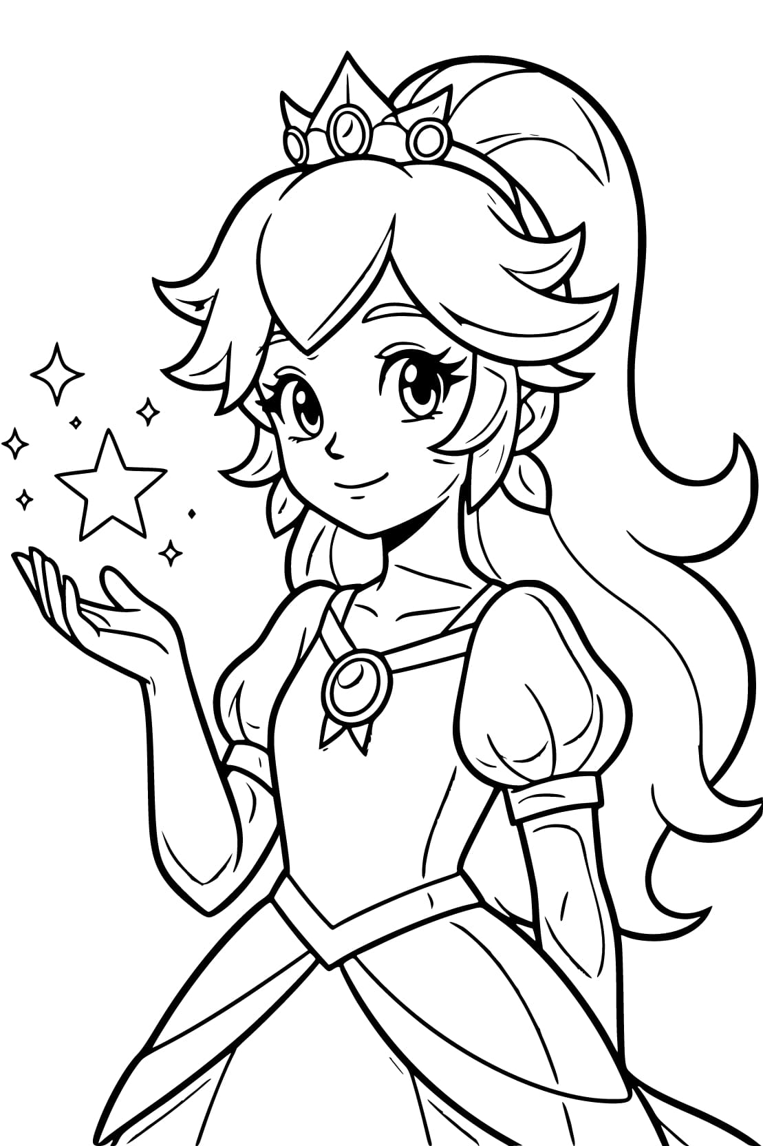 Kolorowanka Rosalina bezpłatny dla dzieci