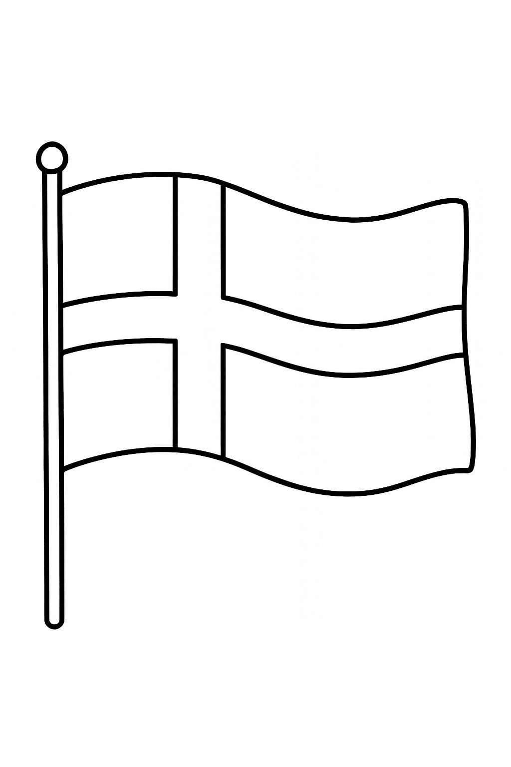 Kolorowanka Szwecja bezpłatny łatwy