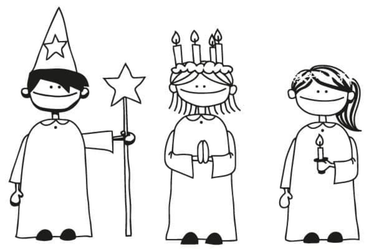 Kolorowanka Szwecja bezpłatny wydruku dla dzieci