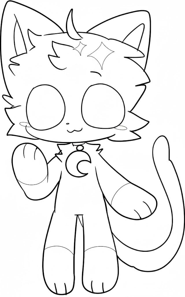 Kolorowanka CatNap wydruku łatwy