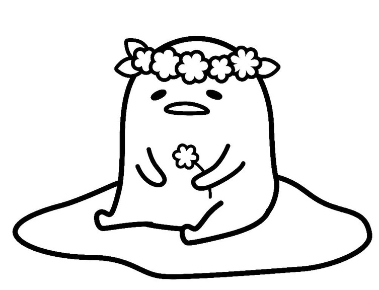 Kolorowanka Gudetama bezpłatny podstawowy
