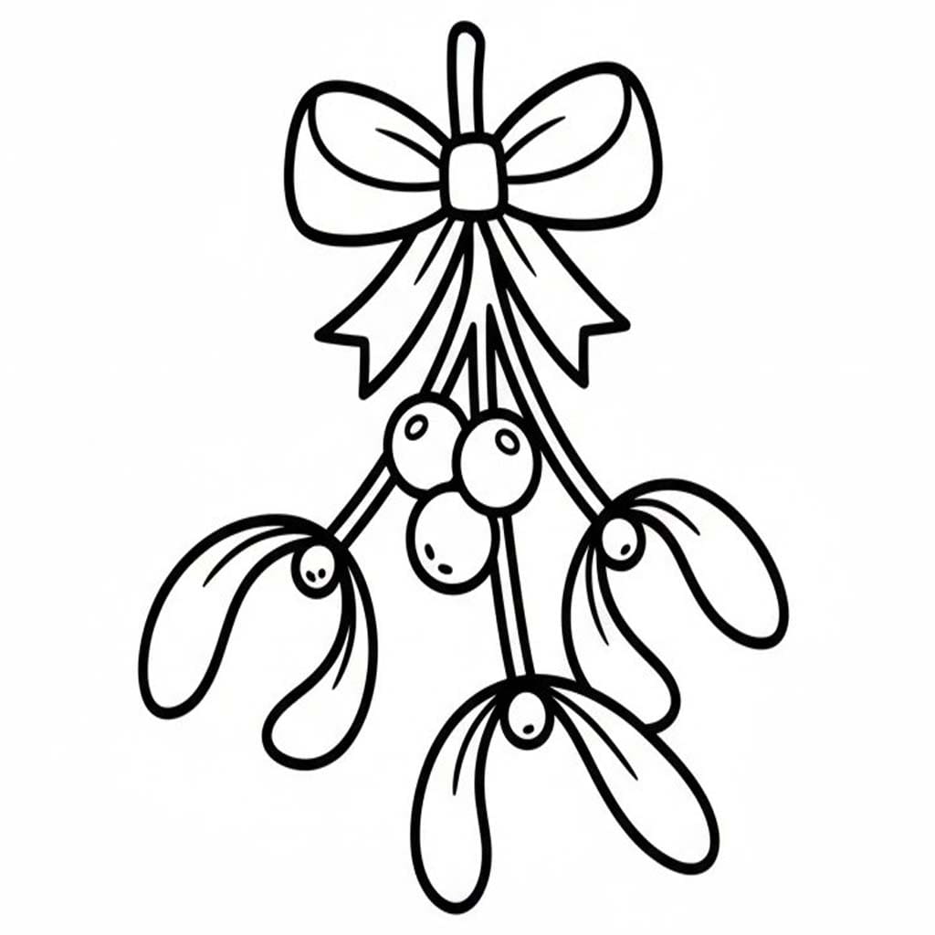 Kolorowanka Jemioła 2