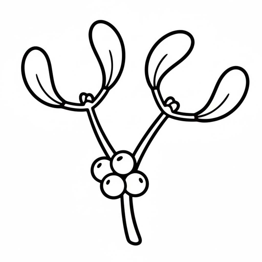 Kolorowanka Jemioła 5