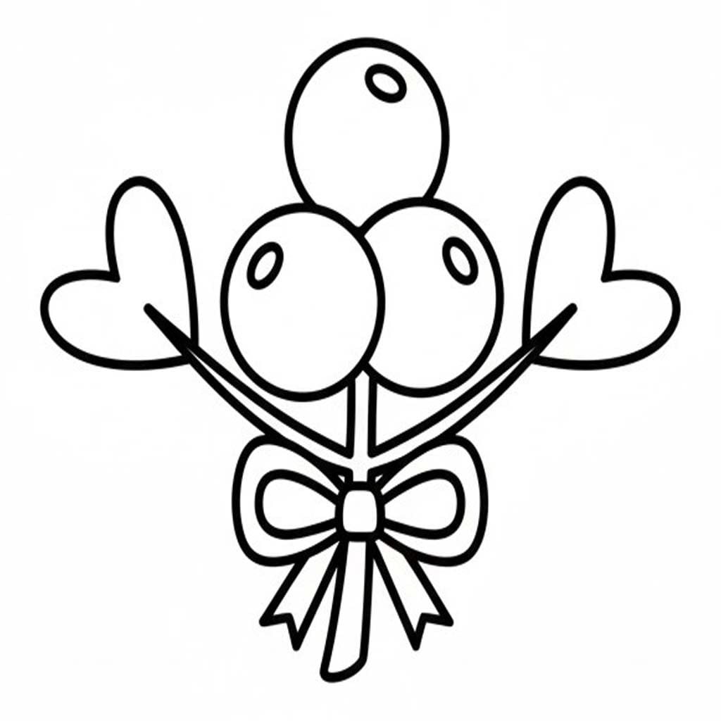 Kolorowanka Jemioła 6