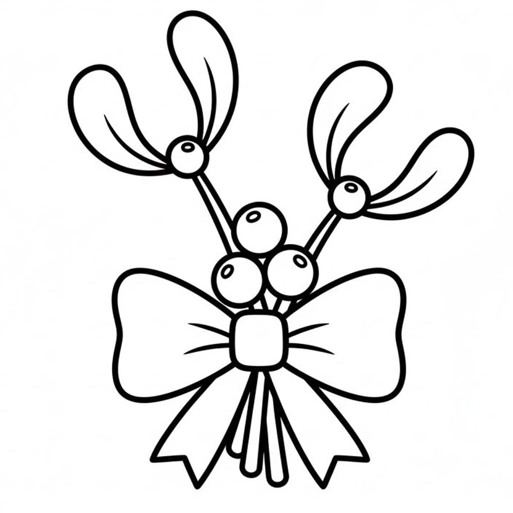 Kolorowanka Jemioła 7