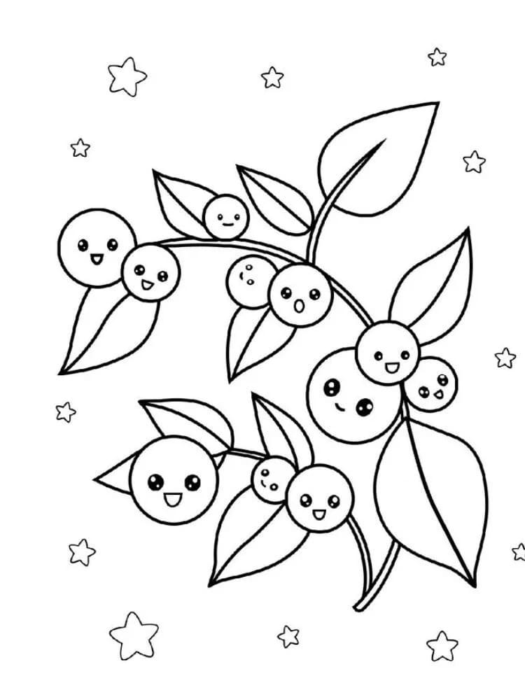 Kolorowanka Jemioła bezpłatny dla dzieci