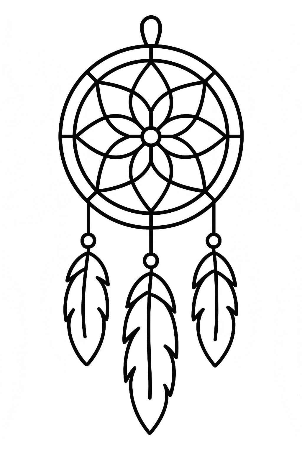 Kolorowanka Łapacz Snów bezpłatny