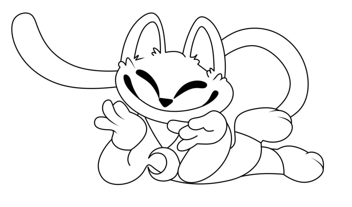 Kolorowanka Narysuj CatNap 8