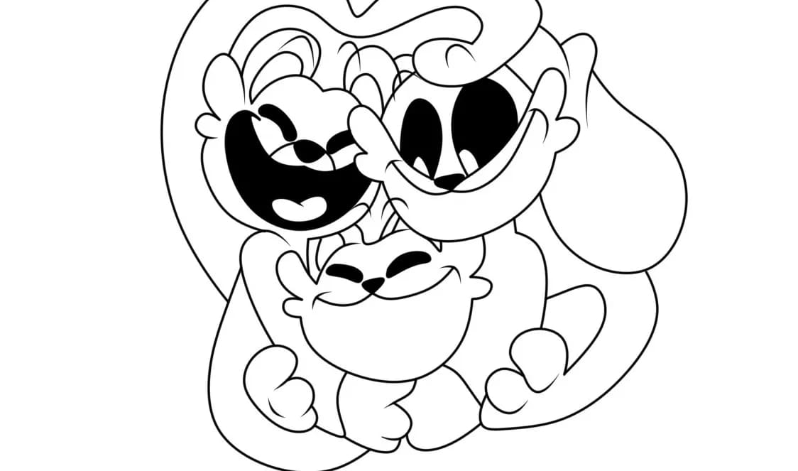 Kolorowanka Narysuj CatNap łatwy