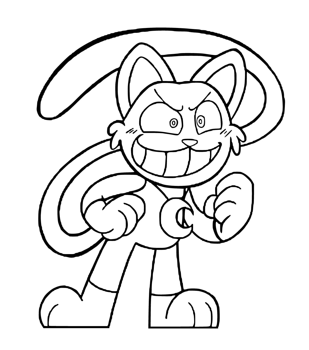 Kolorowanka Narysuj CatNap wydruku łatwy