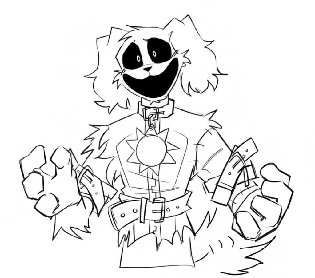 Kolorowanka Narysuj DogDay 3