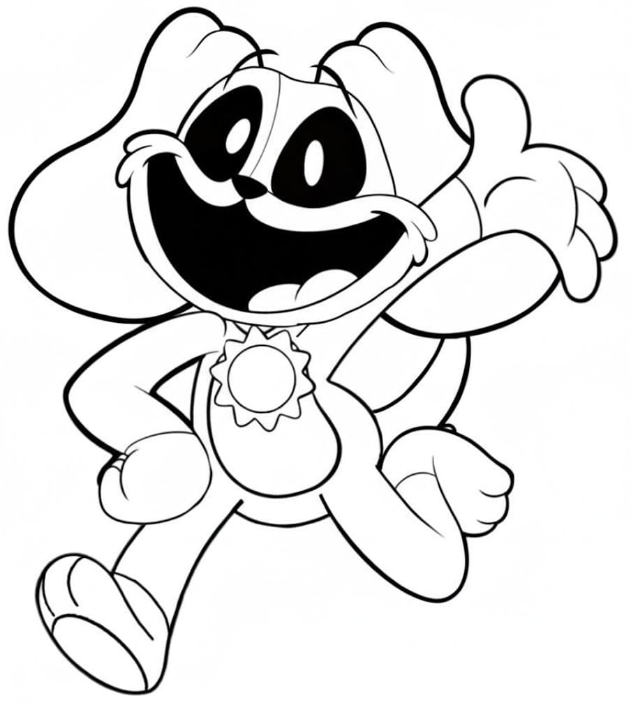 Kolorowanka Narysuj DogDay 6