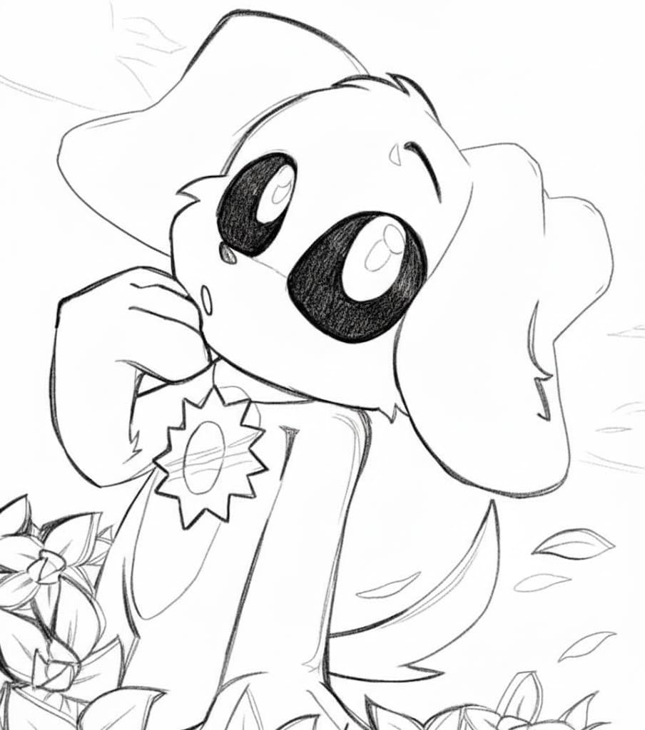 Kolorowanka Narysuj DogDay 7