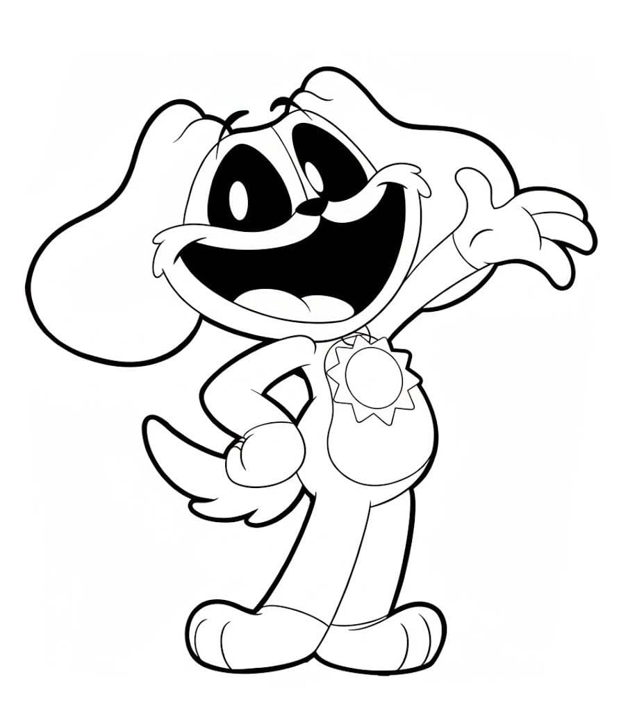 Kolorowanka Narysuj DogDay bezpłatny podstawowy