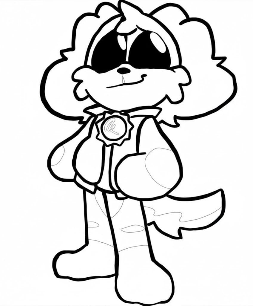 Kolorowanka Narysuj DogDay bezpłatny wydruku podstawowy