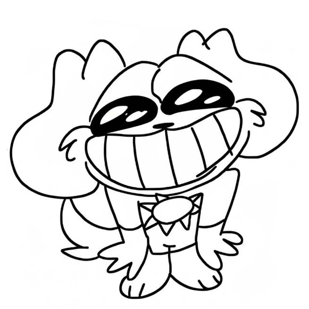 Kolorowanka Narysuj DogDay wydruku dla dzieci