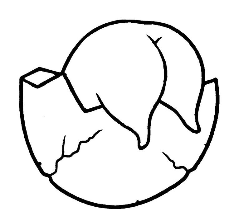 Kolorowanka Narysuj Gudetama 3