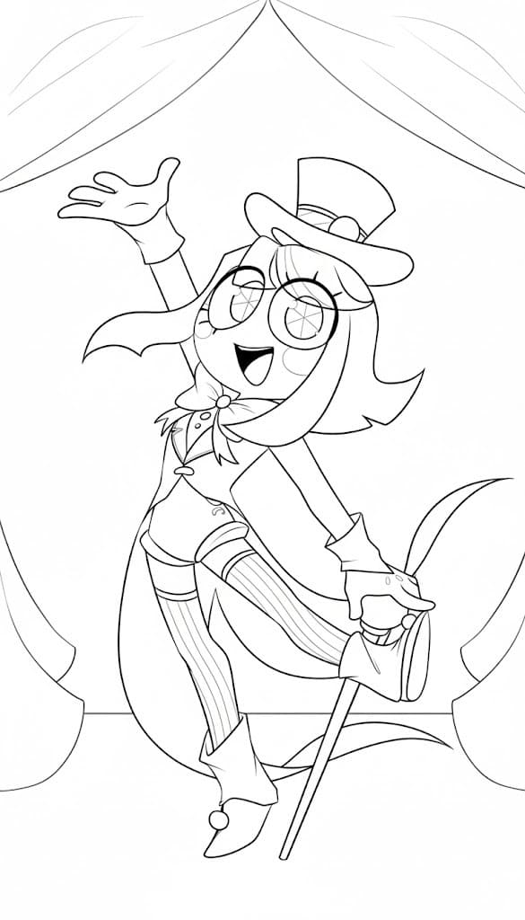 Kolorowanka Narysuj Pomni 6