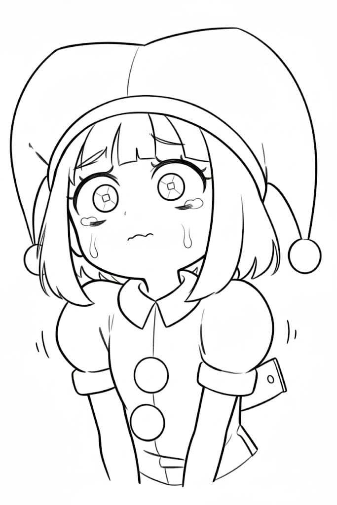 Kolorowanka Narysuj Pomni 8