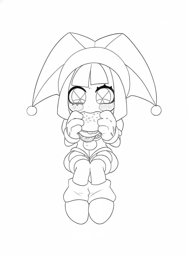 Kolorowanka Narysuj Pomni bezpłatny