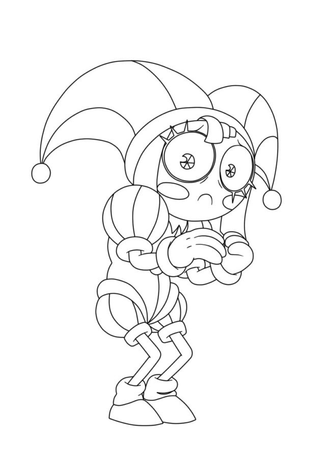 Kolorowanka Narysuj Pomni wydruku dla dzieci