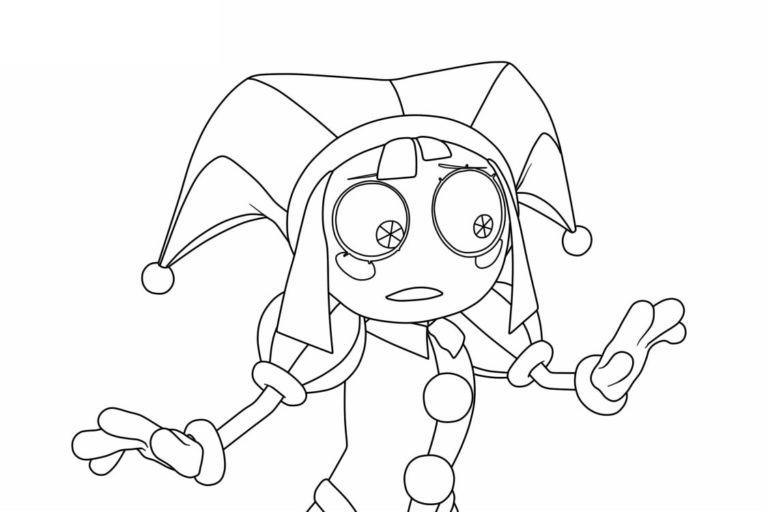 Kolorowanka Narysuj Pomni wydruku łatwy